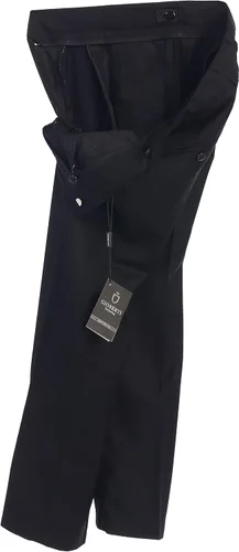 Vista 6 de Gioberti Pantalones de vestir con frente plano para niños Negro