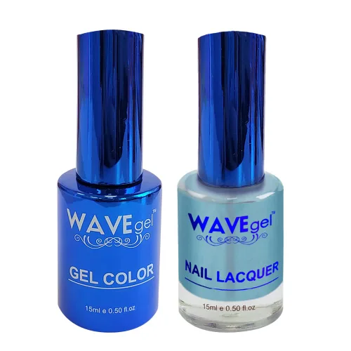 Vista 15 de WAVEGEL - Juego dúo de gel y esmalte de uñas a juego - Colección Royal - #001 ¡Blanco sobre blanco! I 0.5 onzas