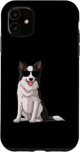 Vista 8 de Border Collie With Sunglasses Funny Border Collie Owner Dog Case for iPhone 16