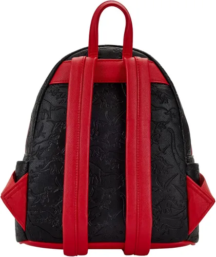 Vista 2 de Loungefly Universal Jurassic Park Logo Mini Mochila, Multi, Jpbk0004