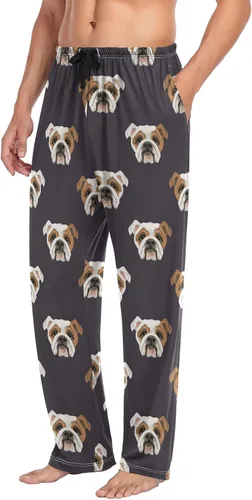 Vista 4 de Pajama Pants for Men PJs Bottoms Sleep Lounge Pants with Pockets