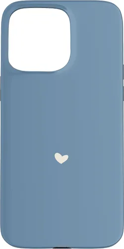 Vista 28 de Misty Blue - Hand Drawn Heart Chic Boho Aesthetic Case for iPhone 16