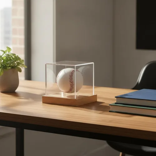 Vista 5 de Cubo acrílico transparente resistente al polvo, negro