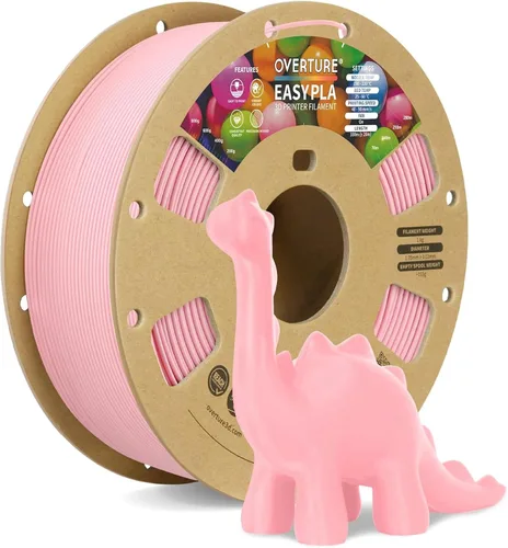 Vista 116 de OVERTURE - Filamento de ácido poliláctico (Easy PLA) para impresora 3D de 1.75 mm, bobina de cartón de 2.2 libras, precisión dimensional +/- 0.02