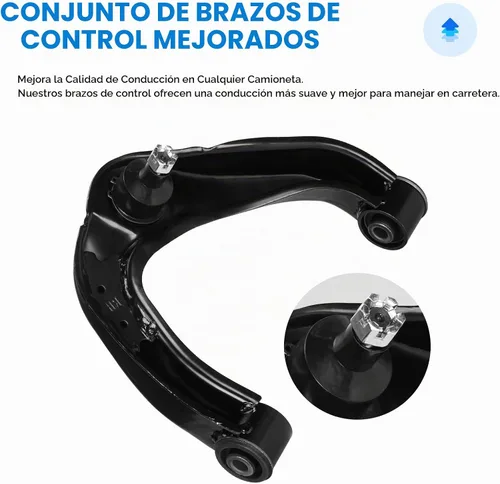 Vista 2 de Brazos de control superiores delanteros con rótula para Nissan Pathfinder Frontier 2005-2019, 2005-2012, Xterra 2005-2015 Kit de suspensión K621245