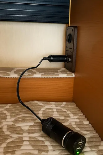 Vista 7 de Cliff Top Adaptador de Enchufe DIN Hella de Motocicleta a Toma de Encendedor de Cigarrillos – Convertidor de Cable de Extensión de 12V/24V