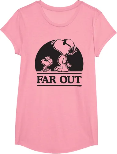 Vista 49 de Peanuts Woodstock 50th Anniversary Far Out Snoopy - Camiseta Blanco