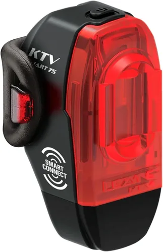 Vista 5 de LEZYNE KTV Pro - Juego de luces inteligentes para bicicleta, luces LED programables, 20 horas de funcionamiento, recargable por USB, 200 lúmenes