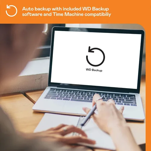 Vista 6 de WD Disco duro externo de escritorio My Book de 12 TB, USB 3.0, HDD externo con protección por contraseña y software de copia de seguridad automática