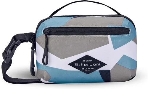 Vista 5 de Sherpani Hyk - Bolsa de cinturón ligera, cangurera de viaje, bolsa cruzada para mujer, protección RFID, Summer Camo