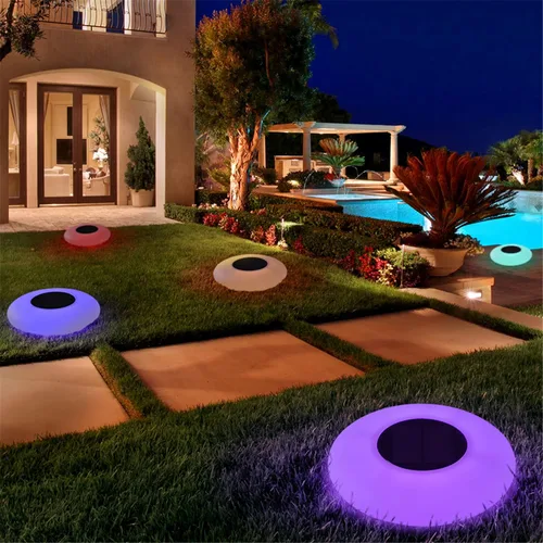 Vista 6 de Blibly Luces de piscina Solar Flotante Luz con Multicolor LED Impermeable Jardín al aire libre Luces 1pc