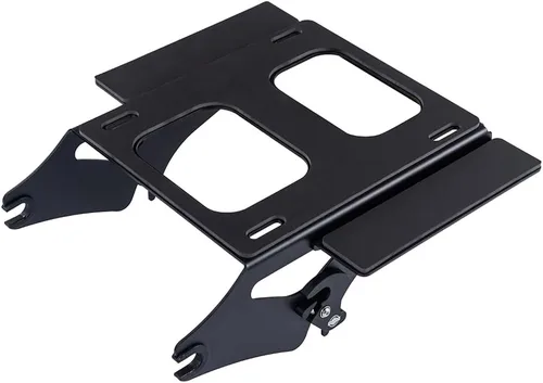 Vista 4 de Advanblack Soporte desmontable de montaje para maletero de dos ruedas, compatible con Harley Touring Street Glide Road King Electra Glide 2009