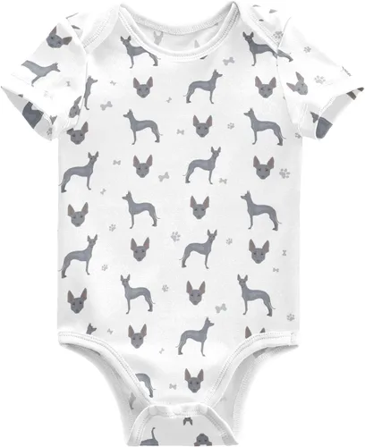 Vista 16 de vvfelixl Trajes de bebé lindos conjuntos de cachorros de manga corta de algodón ropa de bebé para niños niñas 0-24 meses