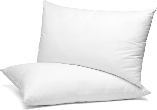 Vista 15 de Elegant Comfort Paquete de 2 rellenos de almohada de poliéster y algodón, relleno de fibra siliconada, 12 x 12, color blanco, 2