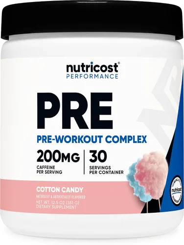 Vista 7 de Nutricost Polvo de pre-entrenamiento complejo (30 porciones, frambuesa azul) - Suplemento pre-entrenamiento con beta-alanina, taurina y aminoácidos