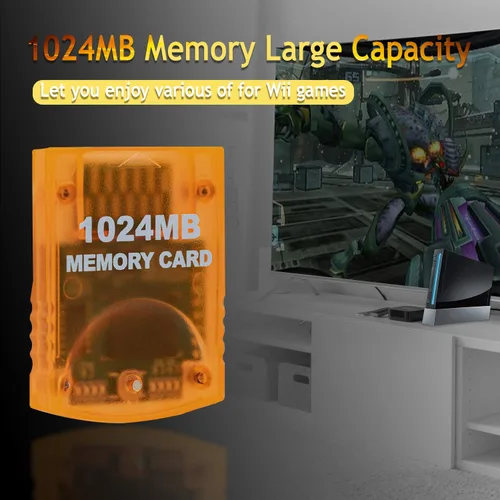 Vista 4 de Mcbazel 1024MB16344 Blocks Memory Card for Gamecube and Wii Console