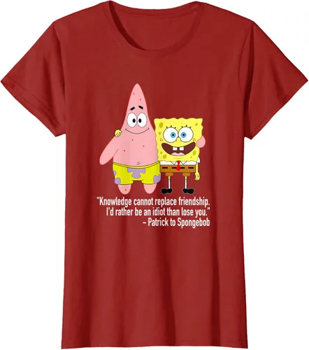 Vista 57 de Mademark x SpongeBob SquarePants - Patrick & SpongeBob - Camiseta de la amistad Asfalto