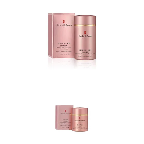 Vista 17 de Elizabeth Arden Retinol + HPR Ceramide Rapid Skin Renewing Water Cream Face Moisturizer, Anti-Aging Wrinkle Treatment, Niacinamide, Hyaluronic Acid