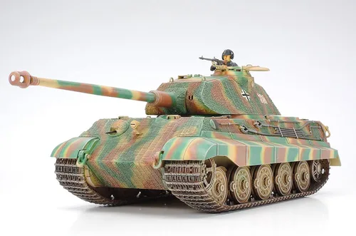Vista 7 de Tamiya Models Rey Tigre (Torreta Porsche)