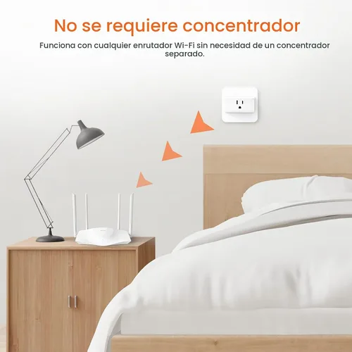 Vista 6 de TENDA SP3 (2 unidades) Interruptor de salida WiFi de enchufe inteligente, compatible con Alexa y Google Assistant para control de voz, temporizador