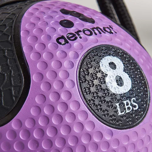 Vista 10 de Aeromat Elite Power Rope Medicine Ball for Core Strength/Rotational Movements Training