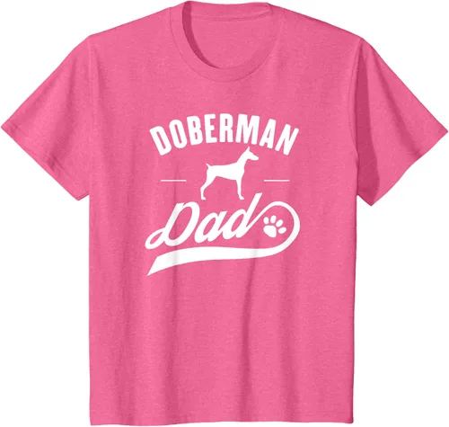 Vista 54 de Doberman Dad - Camiseta para amante del dueño del perro, Negro, S