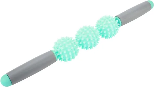 Vista 9 de Muscle Roller Stick - Barra de masaje para celulitis para espalda, brazos, hombros, piernas (azul)