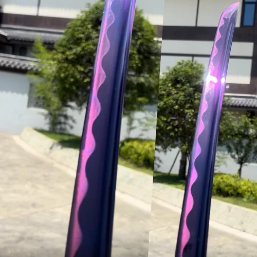 Vista 7 de Espada samurái japonesa auténtica hecha a mano de acero de alto carbono 1095 de acero de alto carbono, espada samurái japonesa de espiga completa