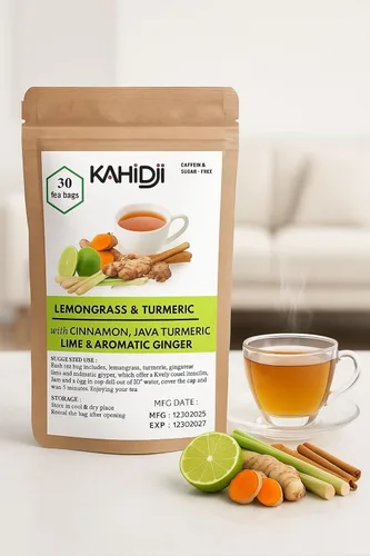 Vista 6 de Zanahoria y apio con té de jengibre, cúrcuma y lima - 30 bolsitas de té