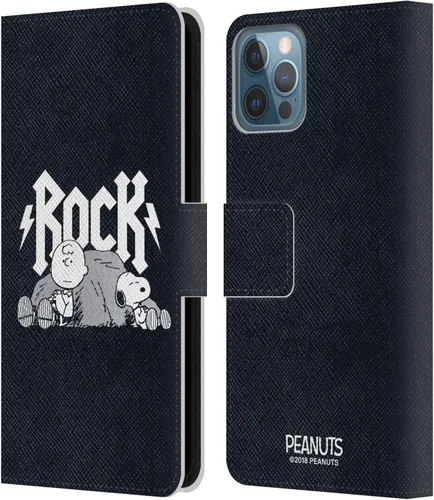 Vista 7 de Head Case Designs Funda de piel con licencia oficial de Peanuts Charlie Brown Good Grief Rock Tees compatible con Apple iPhone 11 Charlie Brown Buen
