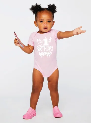 Vista 32 de Reaxion Traje de cuerpo entero hecho a mano para bebé niño y niña, mi primer cumpleaños 2024