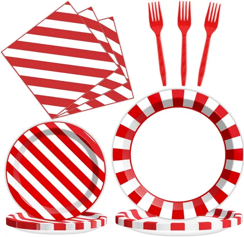 Vista 12 de Tevxj Juego de vajilla de 96 piezas para fiesta mexicana de feliz cumpleaños, platos de postre desechables, platos de fiesta, servilletas, tenedores