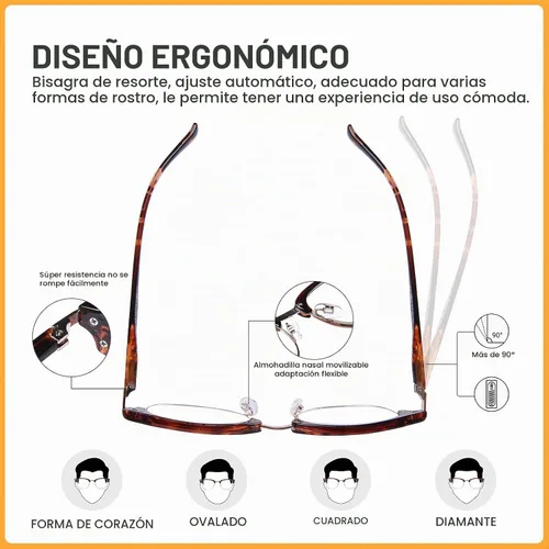 Vista 4 de DOOViC 4 Pack Blue Light Blocking Reading Glasses Fashion & Classic Style Computer Readers for Women Men