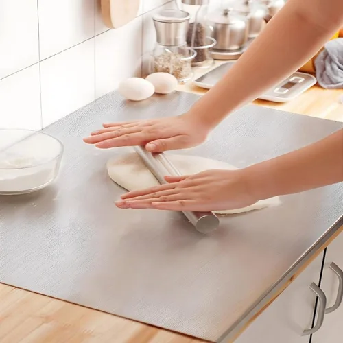Vista 3 de Tablas de cortar de acero inoxidable 316, tablas de cortar para cocinas, tabla de cortar grande, esta tabla de cortar de cocina mide