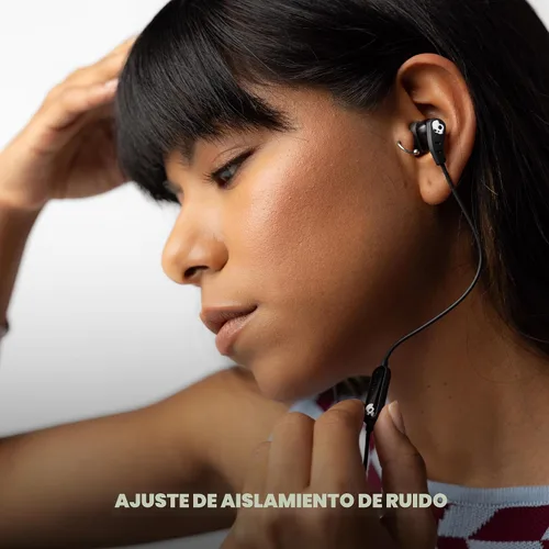 Vista 5 de Skullcandy Set Auriculares con Cable USB-C con Ajuste de Aislamiento de Ruido, Micrófono en Línea para Control de Llamadas y Pistas para iPhone