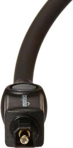 Vista 2 de Amazon Basics - Cable de audio óptico digital Toslink, clasificado CL3, multicanal, para sistema de audio, barra de sonido, cine en casa, conectores