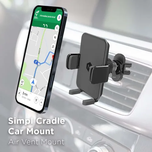 Vista 3 de Soporte de teléfono para automóvil – Soporte ajustable para teléfono celular – Soporte universal para teléfono celular – Soporte de teléfono