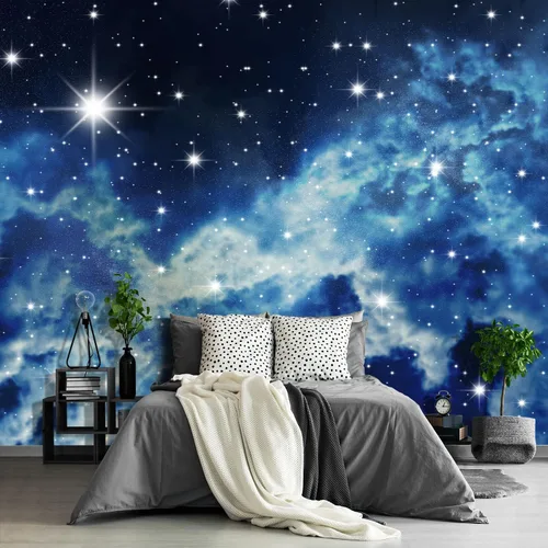 Vista 63 de Papel tapiz espacial 3D para dormitorio, murales de pared extra grandes para sala de estar, 151 x 105 pulgadas (no se puede despegar ni pegar)