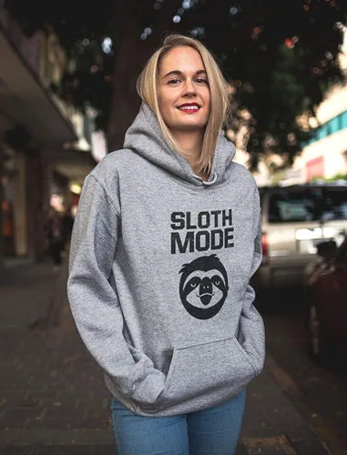 Vista 3 de Sudadera con capucha de modo perezoso para mujeres adolescentes niñas sudadera divertida con capucha