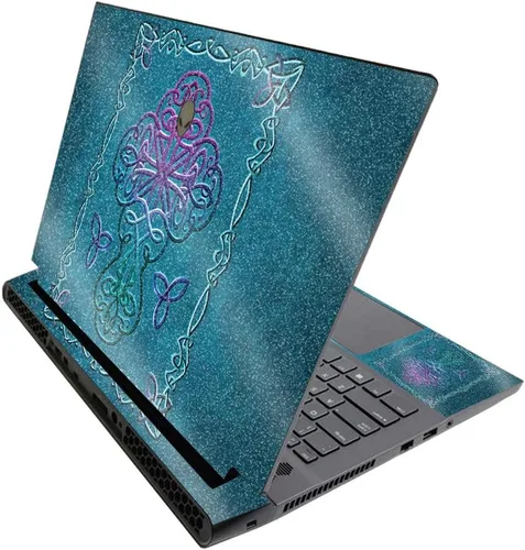 Vista 712 de MightySkins - Skin brillante con purpurina para Alienware M17 R3 (2020) y M17 R4 (2021) - Diversión de los años 90 Acabado duradero con purpurina