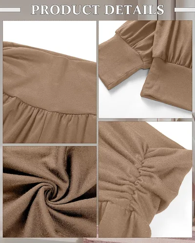 Vista 6 de Locoowai Paquete de 2 pantalones deportivos de yoga para mujer, cómodos pantalones deportivos con bolsillos, casuales, holgados, cómodos, de cintura