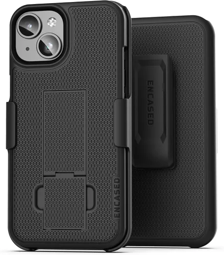 Vista 9 de Encased Funda para cinturón iPhone 11 con clip (Serie DuraClip) Funda ultradelgada con funda (Negro)
