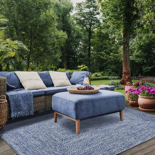 Vista 30 de Superior Alfombra de área grande para interiores y exteriores, reversible, trenzada, decoración del piso del hogar para sala de estar, cocina
