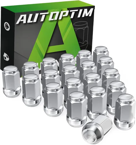 Vista 25 de AUTOPTIM Tuercas de rueda 1/2-20 – Repuesto para Ford Mustang 1964-1973/1994-2014, Edge 2006-2014, Explorer 1990-2019, Ranger 1982-2012, 20 tuercas