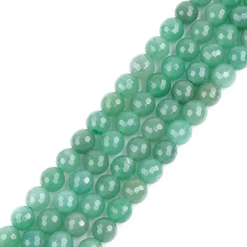 Vista 45 de GEM-Inside - Cuentas sueltas de amatista natural de 0.236 pulgadas (0.236 in), cristal facetado, piedra energética para hacer joyas, 15 pulgadas