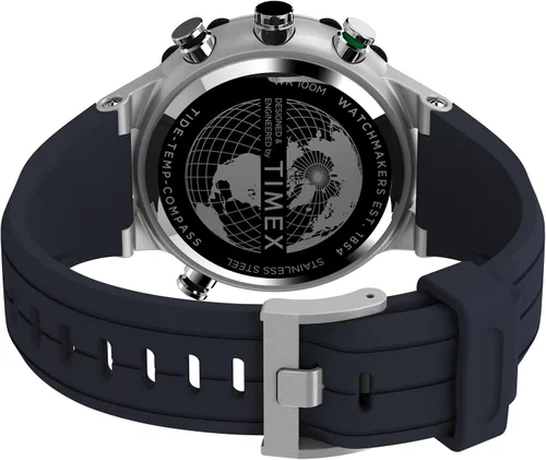 Vista 3 de Timex Expedition Tide-Temp-Compass TW2V22100VQ - Reloj de cuarzo para hombre AzulPlateado