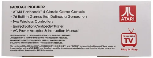 Vista 4 de Atari Flashback 4 Retro Game Console - Electronic
