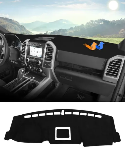 Vista 36 de Autorder - Tapete para cubierta de tablero de instrumentos para camioneta Ford F100/F150/F250/F350/Bronco Pickup Truck, 1973-1977 1978 1979