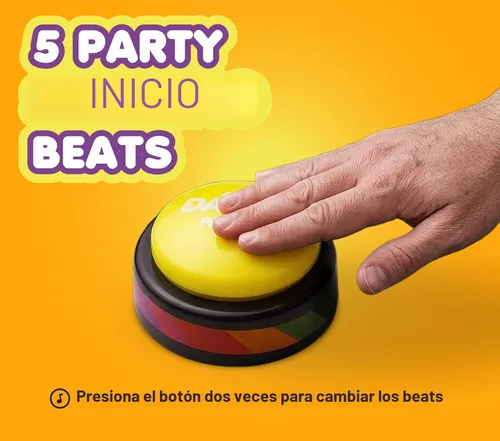 Vista 3 de 30 Second Dance Party - El botón Botón de fiesta de baile con música Regalos de broma Juguetes de oficina