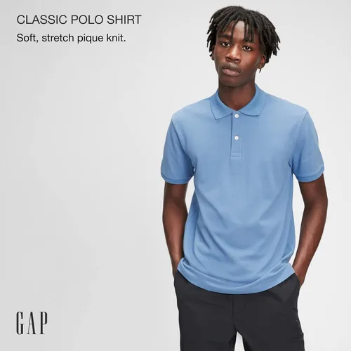Vista 3 de GAP - Camisa tipo Polo de piqué elástico para hombre